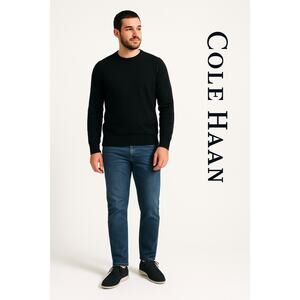 Cole Haan Black Suede Oxfords Sz. 9